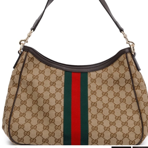 😍🎁AUTHENTIC!! BNNT! GUCCI GG Canvas Web Sherry Shoulder Bag. - Picture 10 of 10